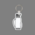 Key Ring & Golf Bag With Clubs Key Tag